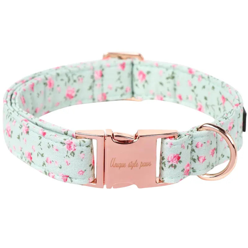Unique Style Paws Adjustable Dog Collars - Metal Buckle Stays Secure, Double-Stitched, Anti-Slipping Antiskid Buckle, Durable Cute Pet Accessory for Small Medium Large Dogs, Back to School Tiktok Shop Soho Chic