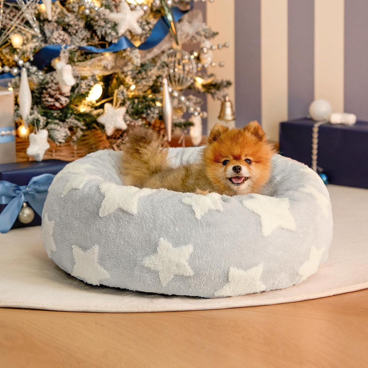 Calming Donut Washable Pet Bed